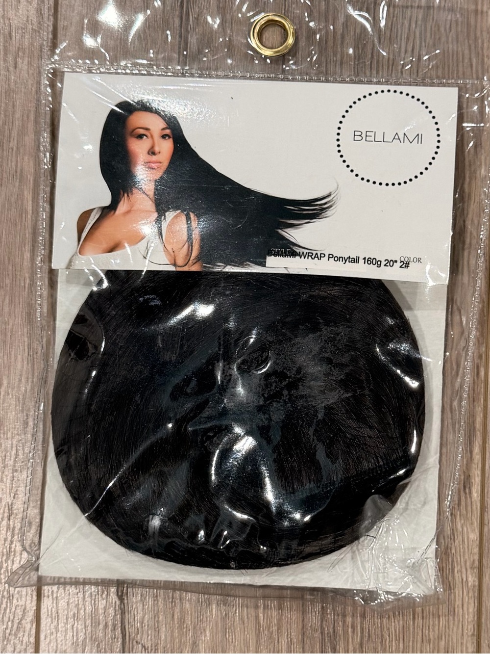 Free Comb - New Dark Brown Synthetic Ponytail Wrap 20โ 160g